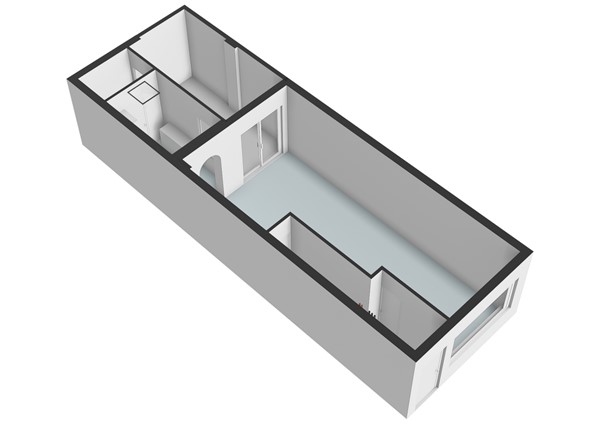 Floorplan - De Genestetstraat 21, 2321 XN Leiden